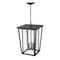 Z-Lite Seoul 3 Light Outdoor Chain Mount Ceiling Fixture, Oil Rubbed Bronze & Clear 571CHXL-ORB - alternate 4